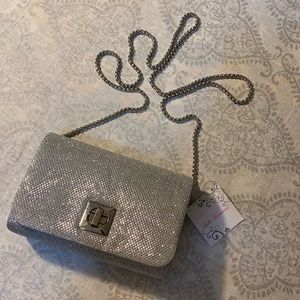 Lulu Townsend Silver Crossbody bag